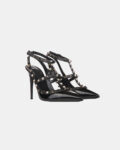 Stumped Heel Stiletto - Black